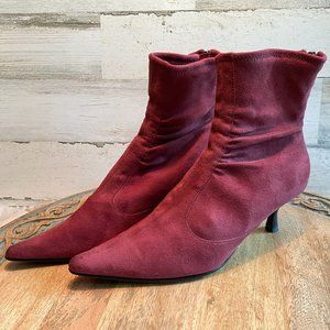 Casual Corner Booties w/Back Heel Zipper